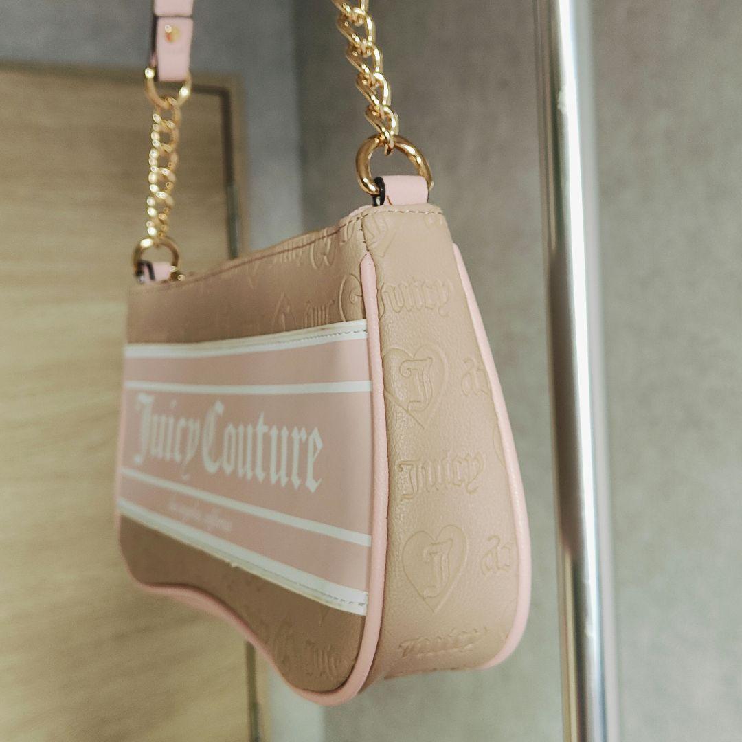 【人気モデル❤】ジューシークチュール ショルダーバッグ ロゴプリント 肩掛け鞄