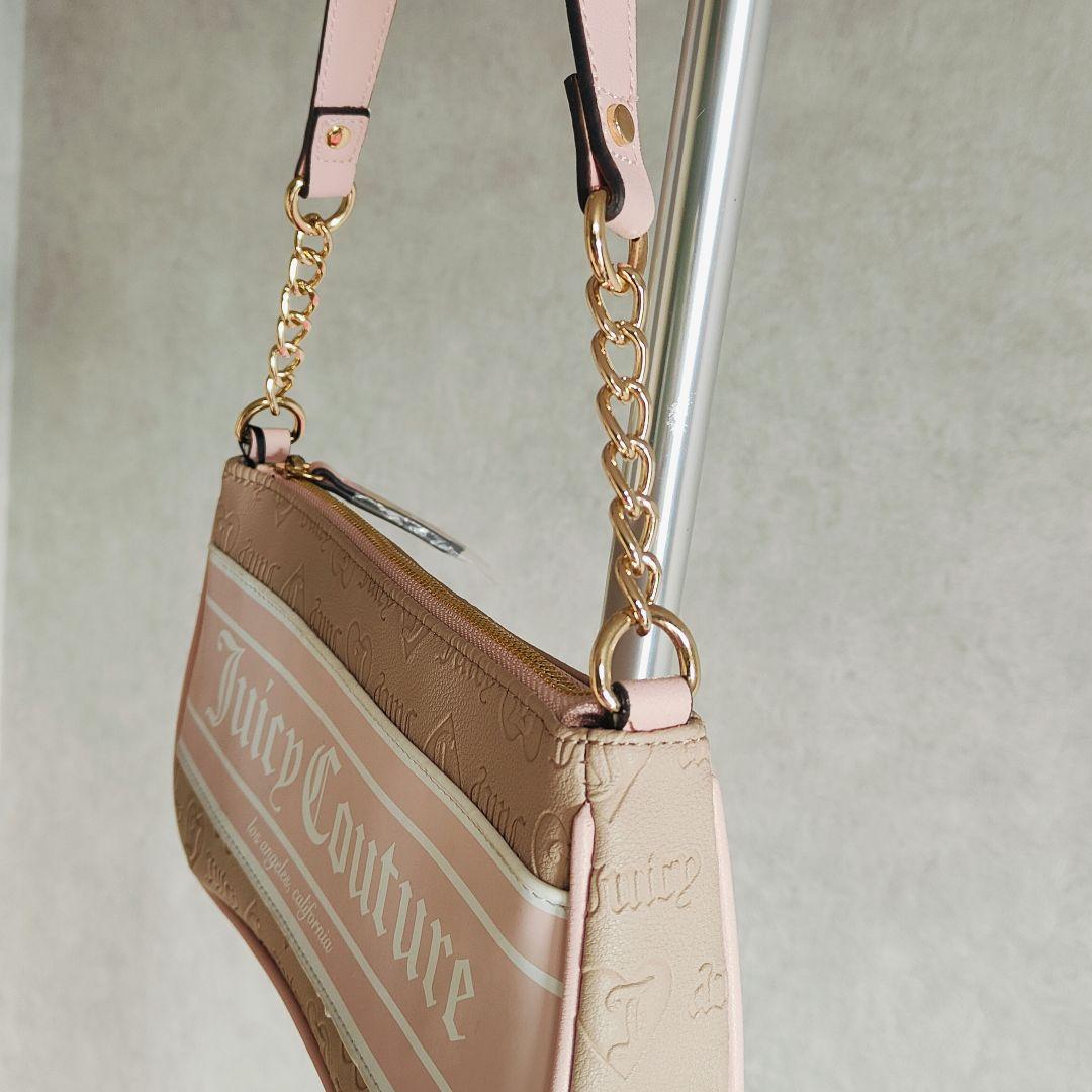 【人気モデル❤】ジューシークチュール ショルダーバッグ ロゴプリント 肩掛け鞄
