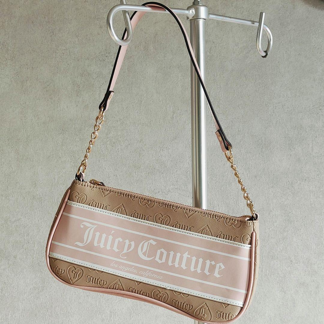 【人気モデル❤】ジューシークチュール ショルダーバッグ ロゴプリント 肩掛け鞄