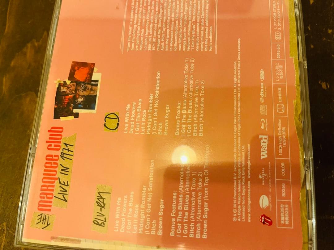 美品　ローリングストーンズ　ブラッセルズアフェア1973 マーキークラブ1971