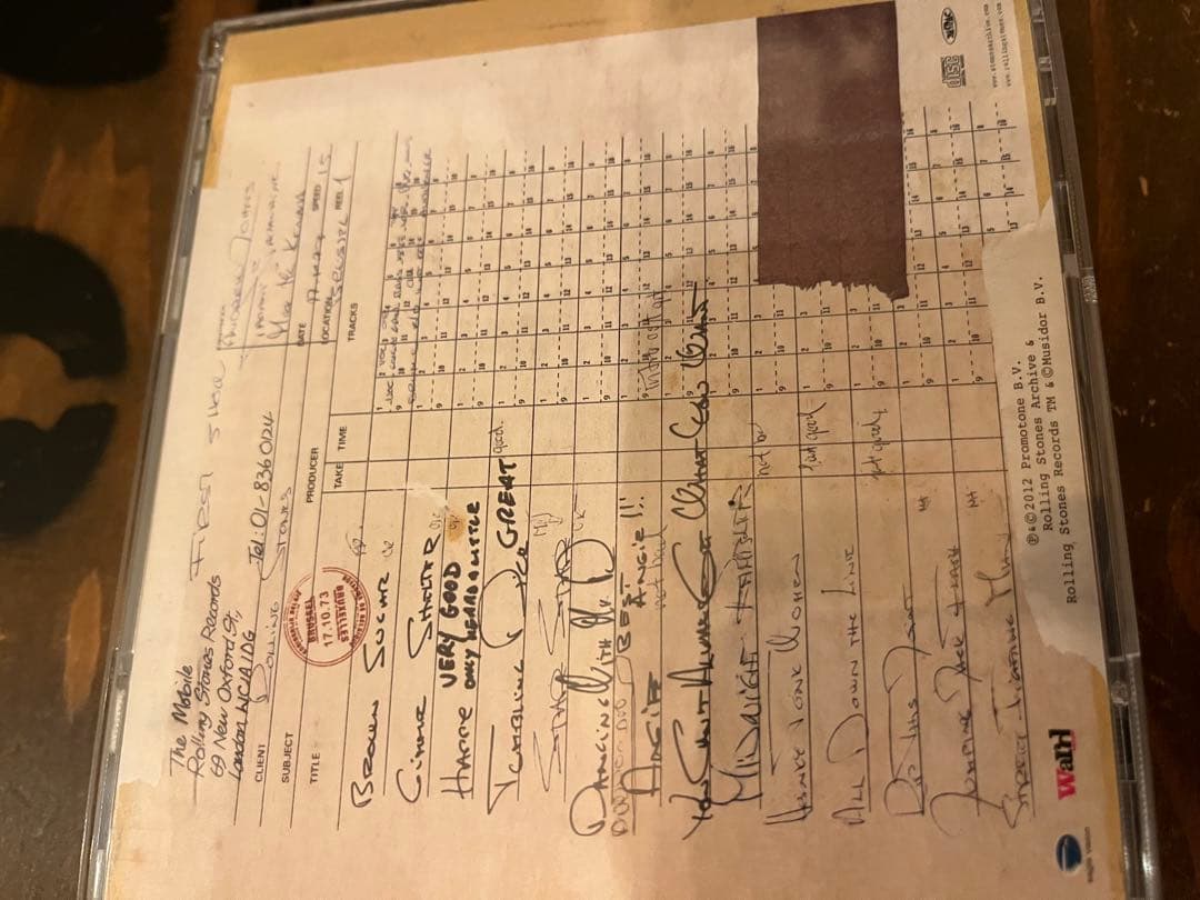 美品　ローリングストーンズ　ブラッセルズアフェア1973 マーキークラブ1971