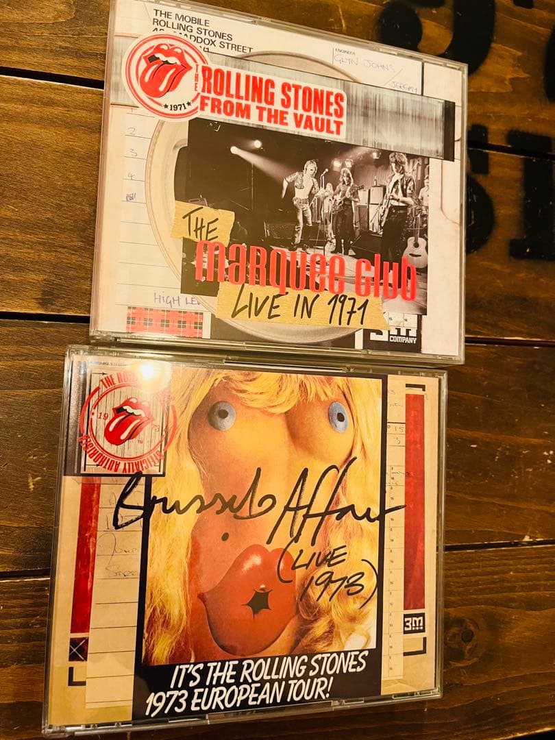 美品　ローリングストーンズ　ブラッセルズアフェア1973 マーキークラブ1971