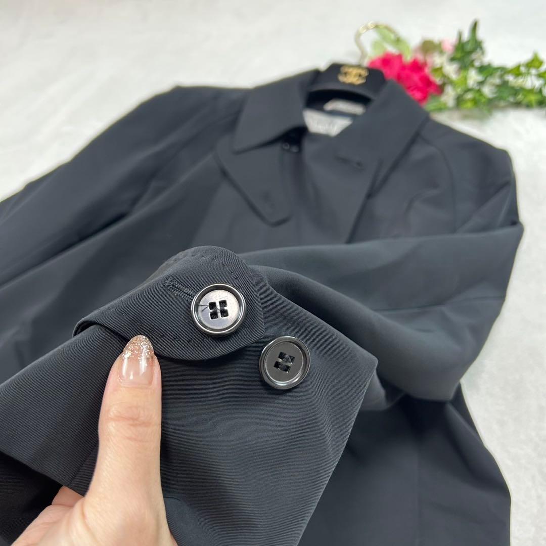 J434 M 40 マックスマーラ ショート丈 トレンチコート レディース