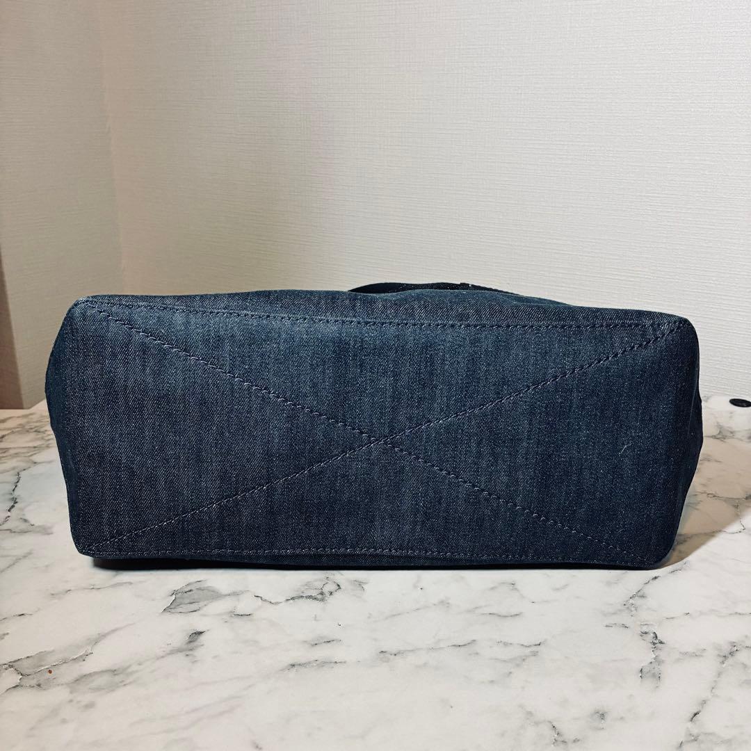 バッグ COACH tote bag denim shoulder bag 91131