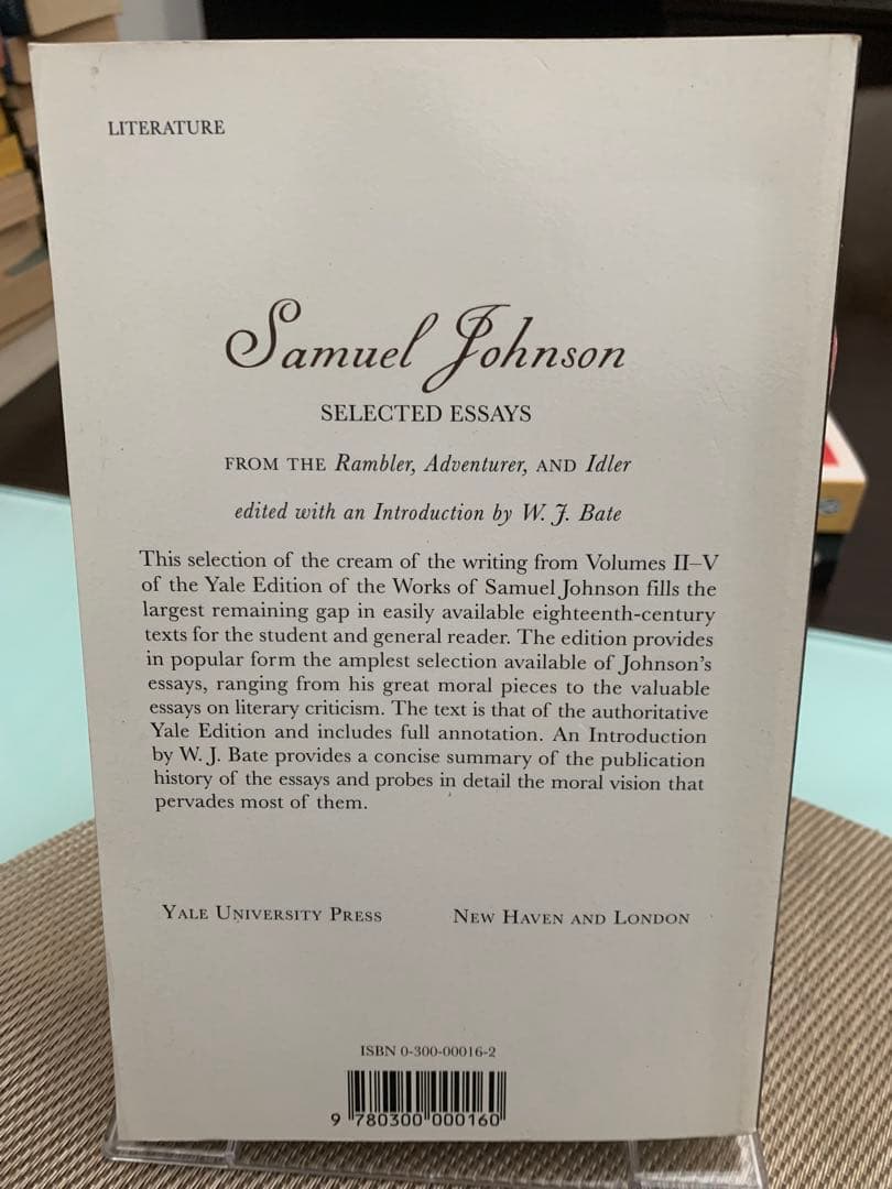 Selected Essays from the Rambler…