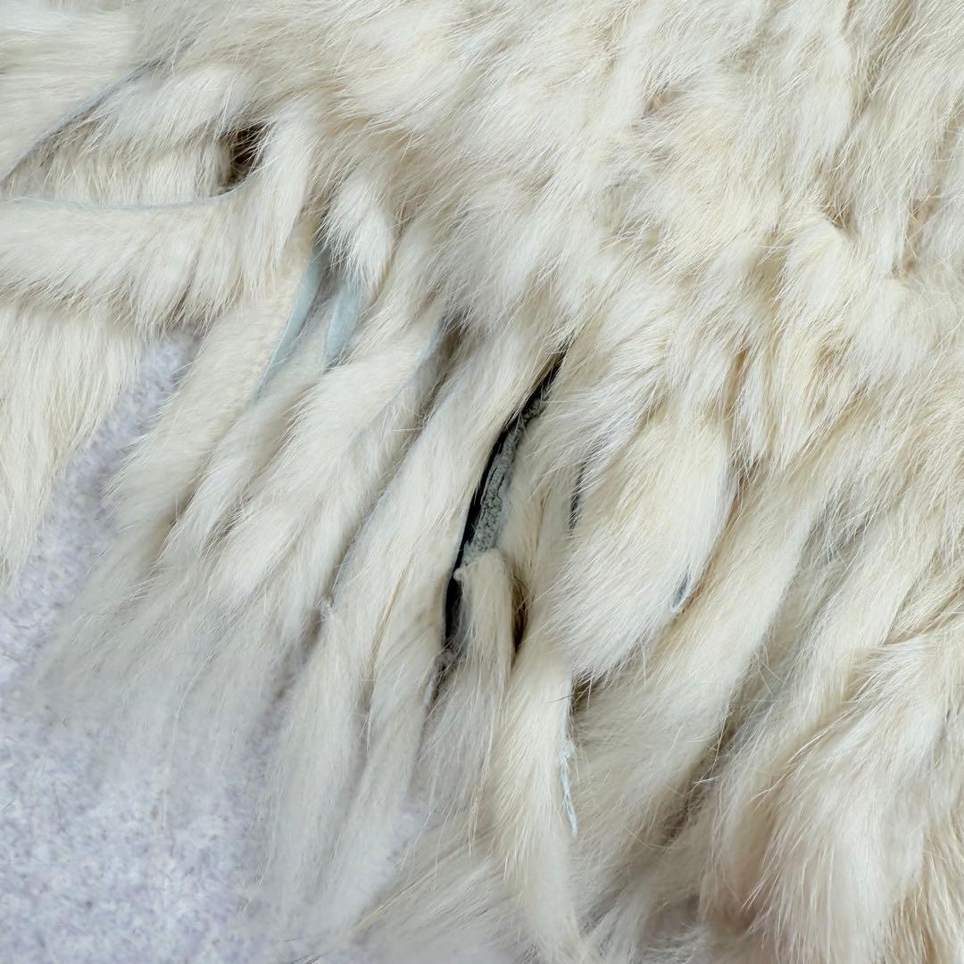 希少　ゴア　y2k 高級　ラビット　ラクーン　リアルファー　ポンチョ　ストール