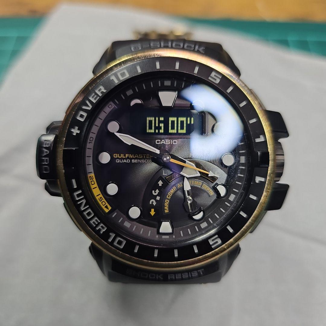 ガルフマスター　GWN-Q1000GB　G-SHOCK　ジャンク品ヘビーユース品