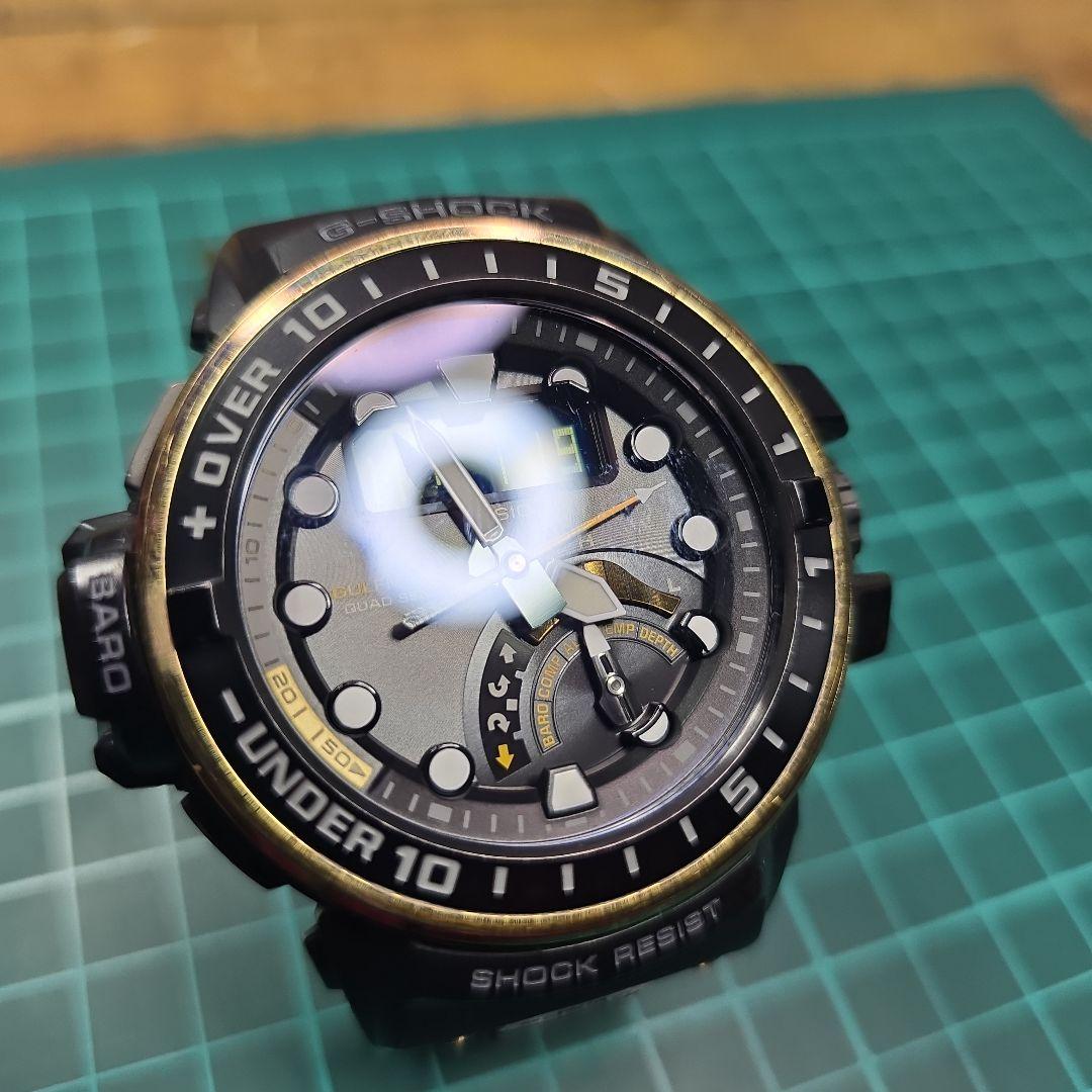 ガルフマスター　GWN-Q1000GB　G-SHOCK　ジャンク品ヘビーユース品