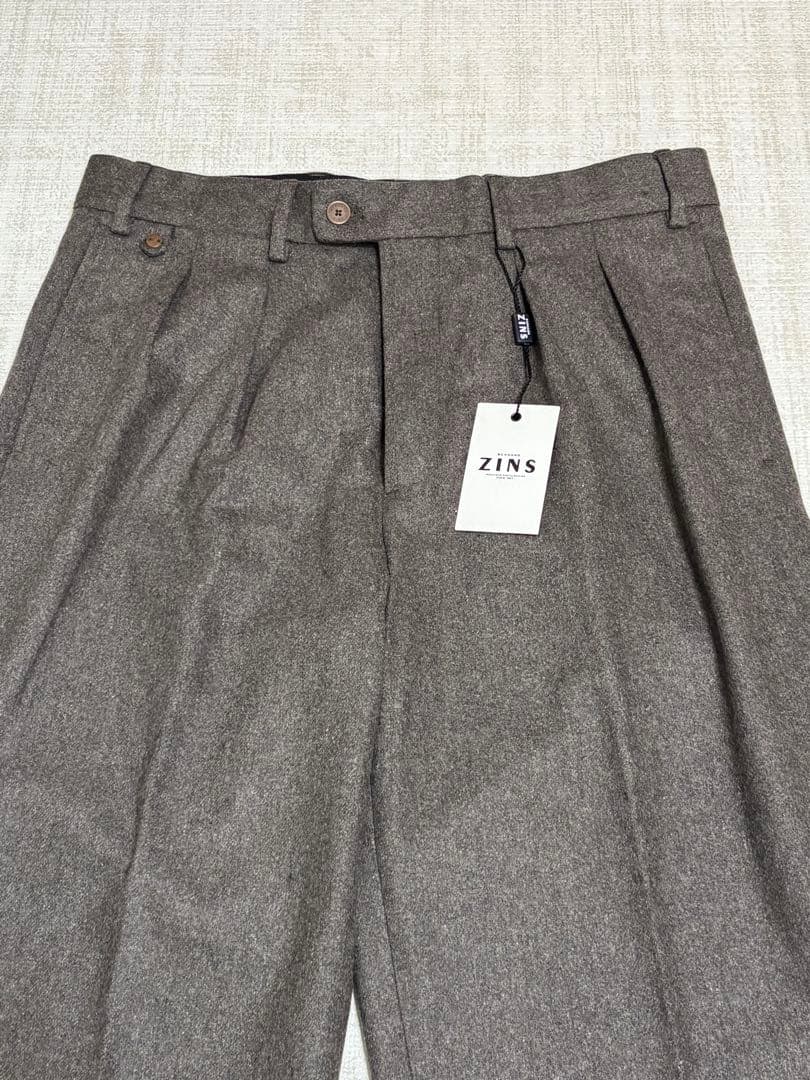 【Ky様新品未使用】ベルナールザンス ウールフランネル スラックス