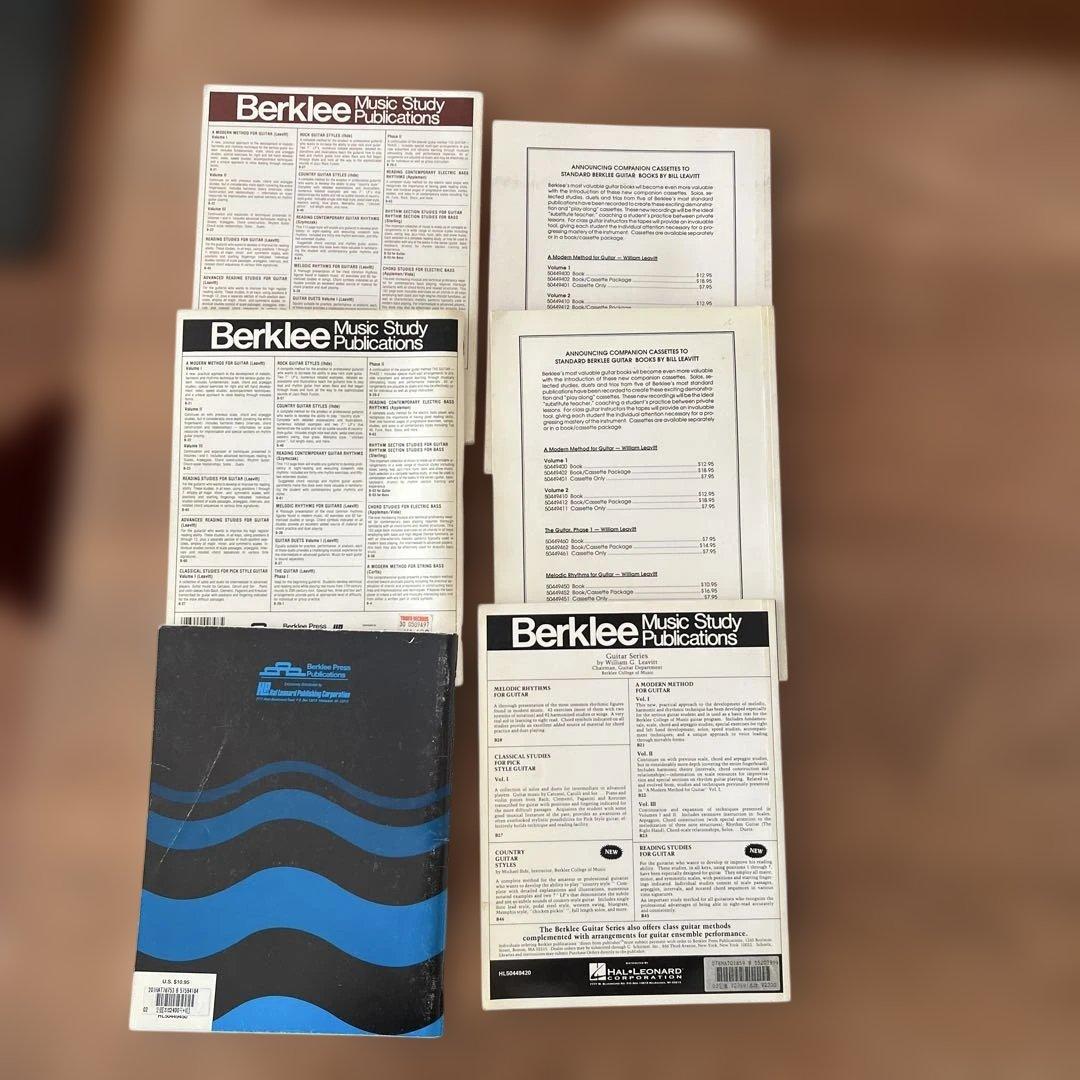 Berklee ギター教本 6冊セット　バークリー