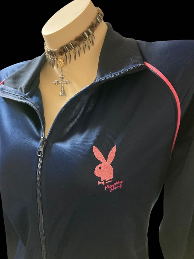 00s当時物平成ギャルplay boyフェアリーグランジロックトラックジャケット