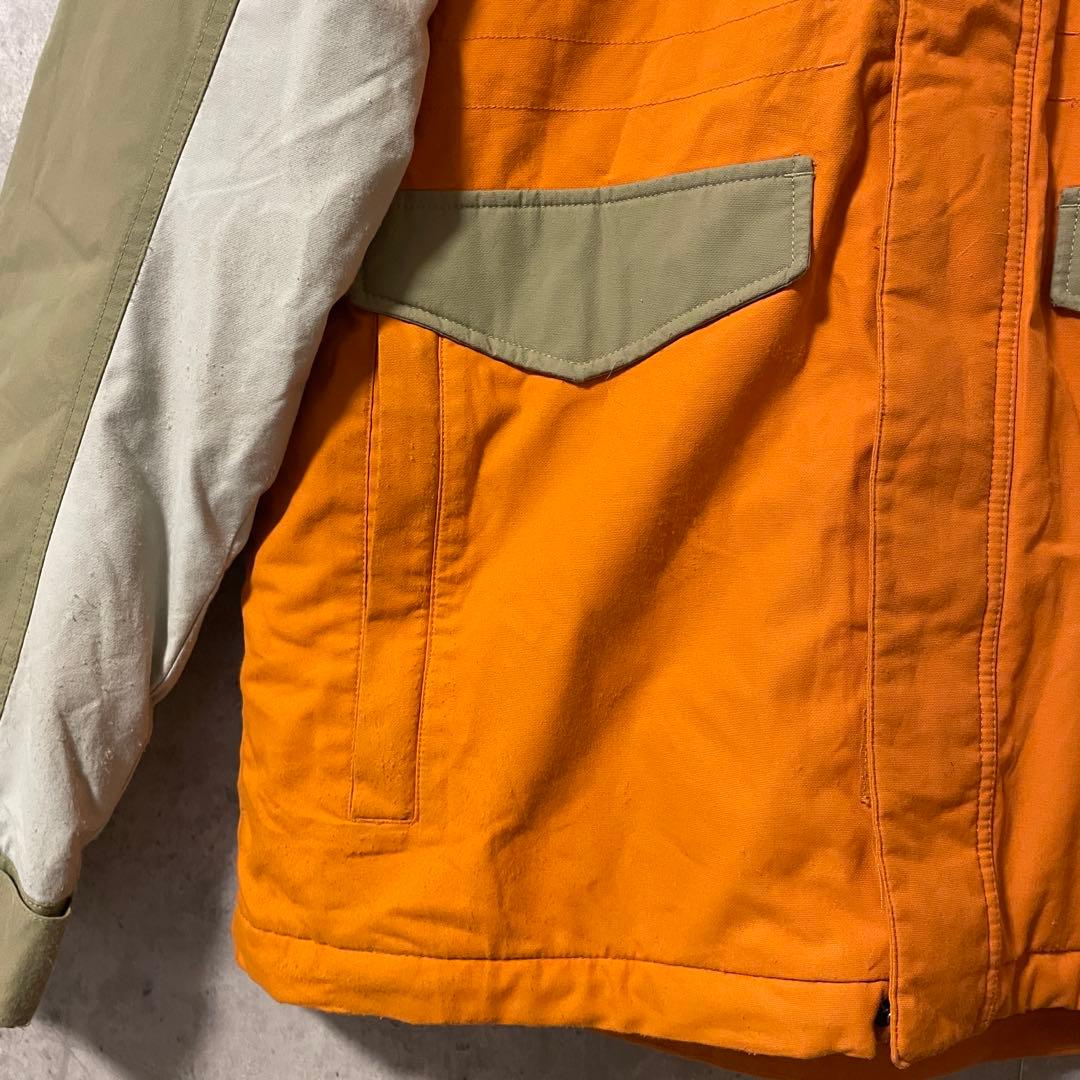 Burtonバートンスキーウェアスノーボードジャケットパーカーベージュオレンジ