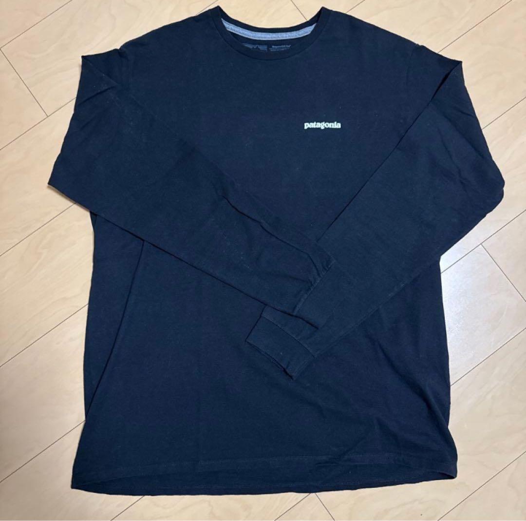 tama　patagonia長袖カットソー 2枚セット　ホワイト ブラック