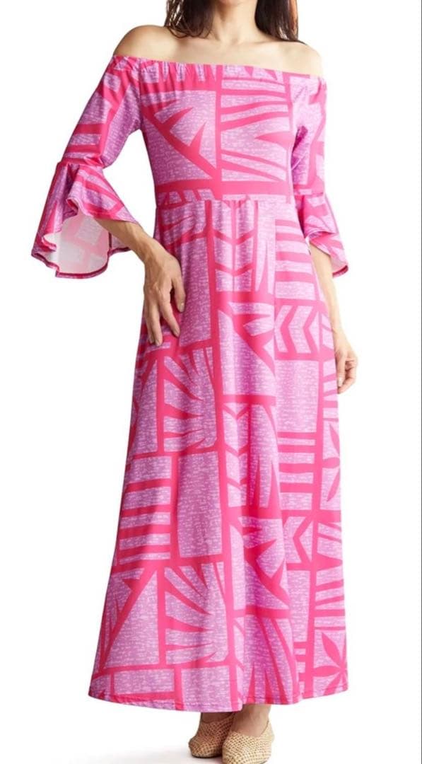 OceanBlueBird Mサイズ ドレス ワンピース　Maunaloa