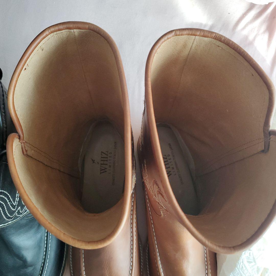 ウエスタンブーツ ブラック ブラウン 2色