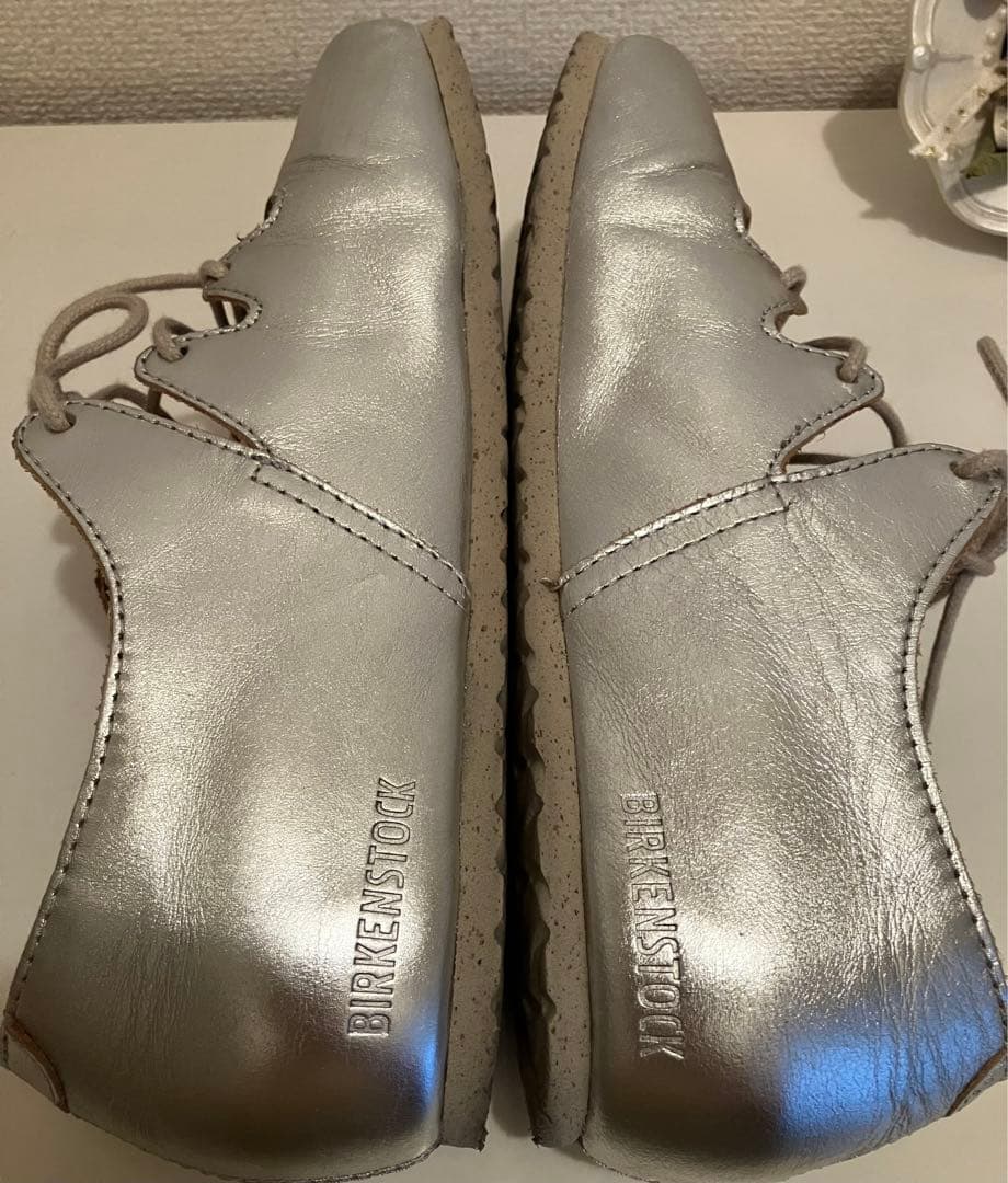 Birkenstock RYE 37 24㎝シルバー バレエシューズ