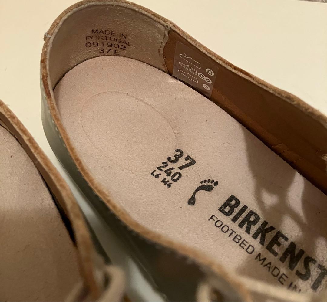 Birkenstock RYE 37 24㎝シルバー バレエシューズ