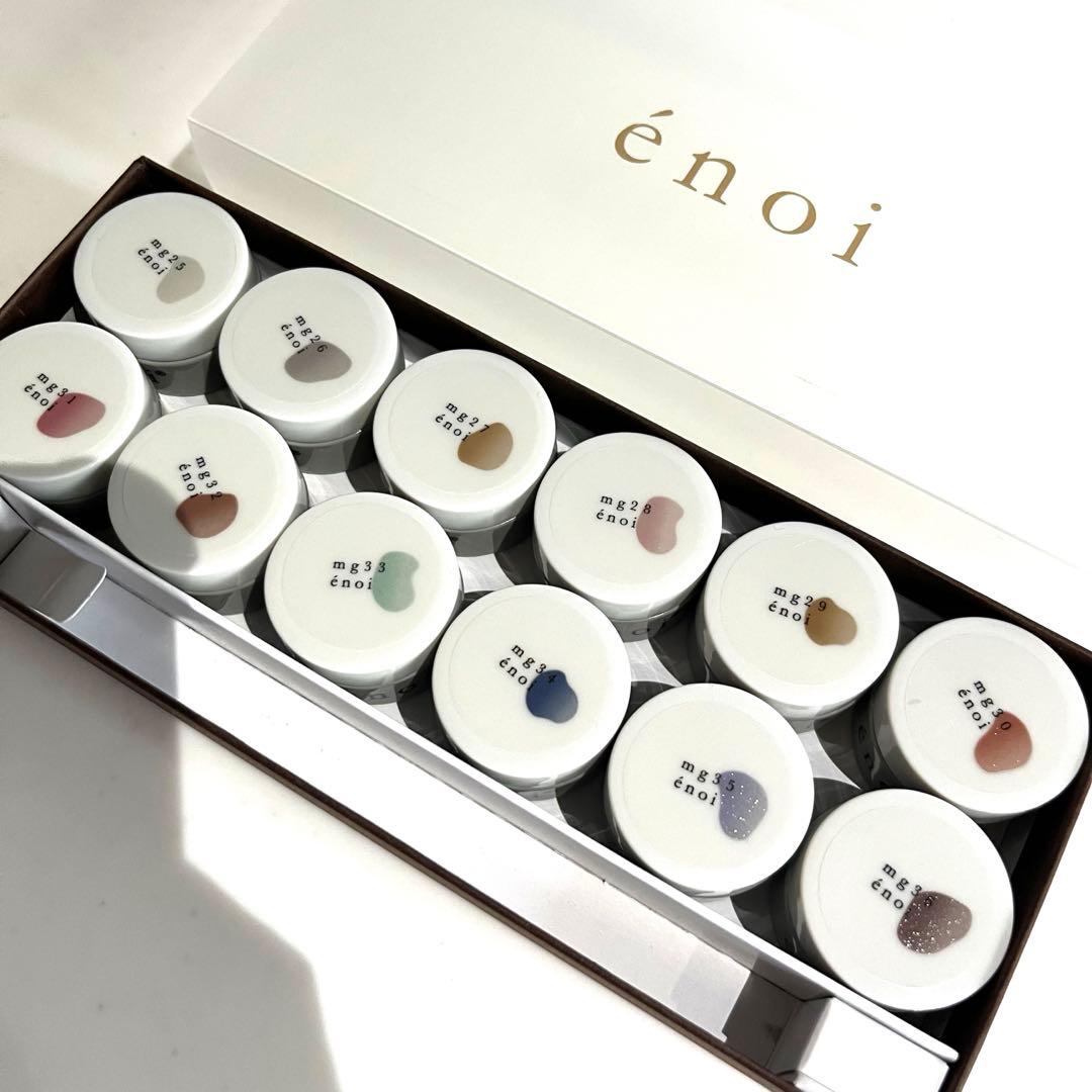 énoi ジェルネイル 12個セット ぷるまぐ mg25～mg36
