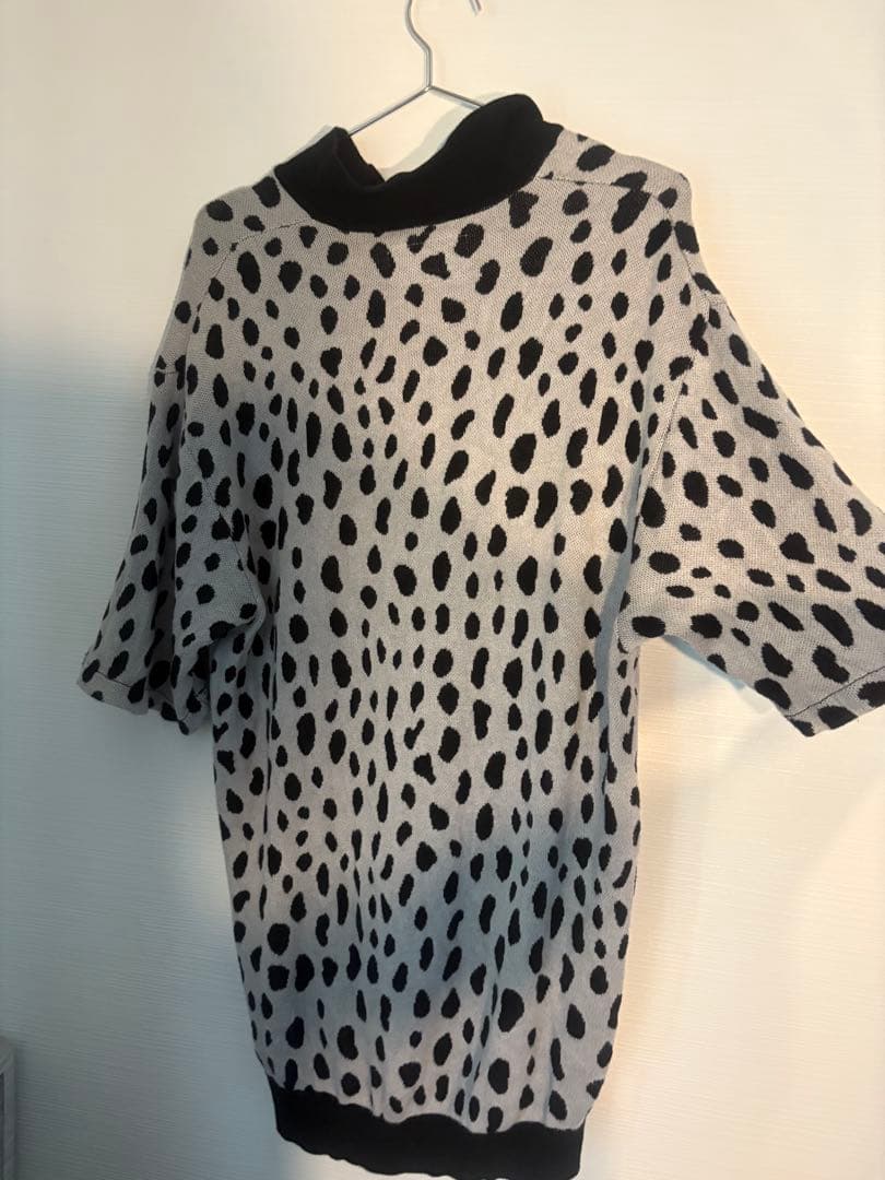 WACKO MARIA レオパードジャカードポロシャツ L
