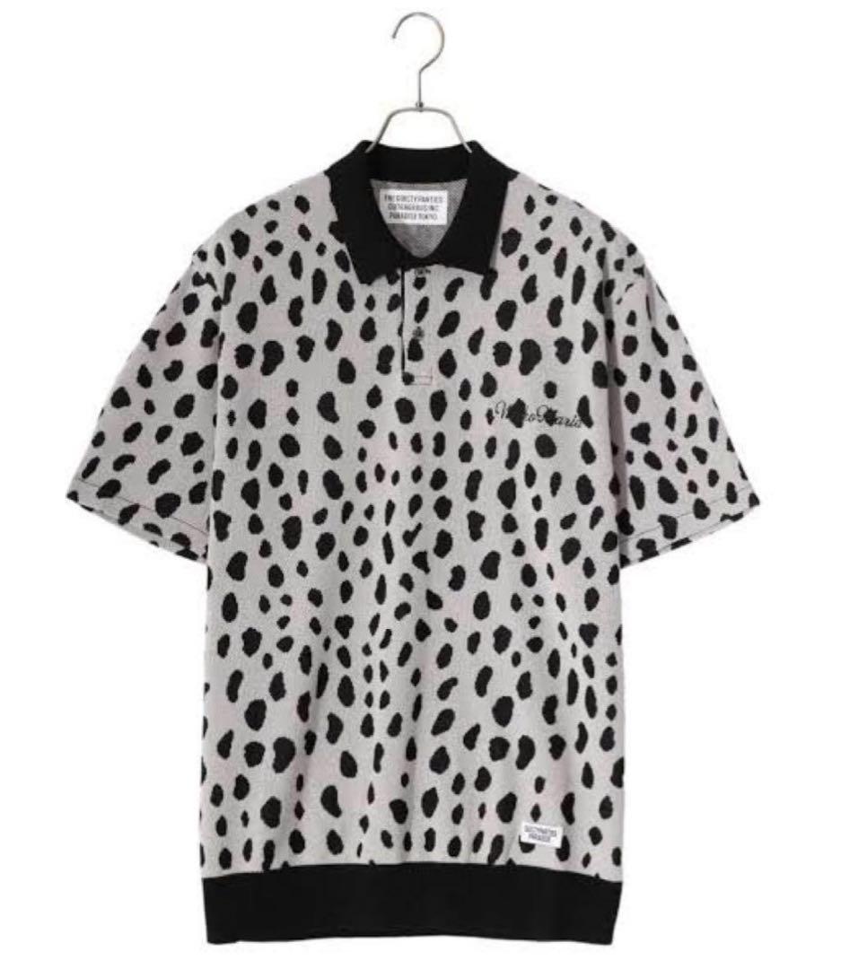 WACKO MARIA レオパードジャカードポロシャツ L
