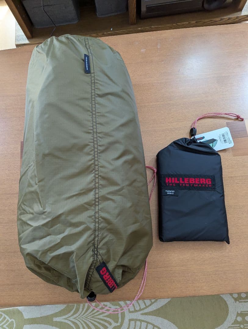 新品未使用 ヒルバーグ アラック2 ALLAK2 サンド　フットプリントセット