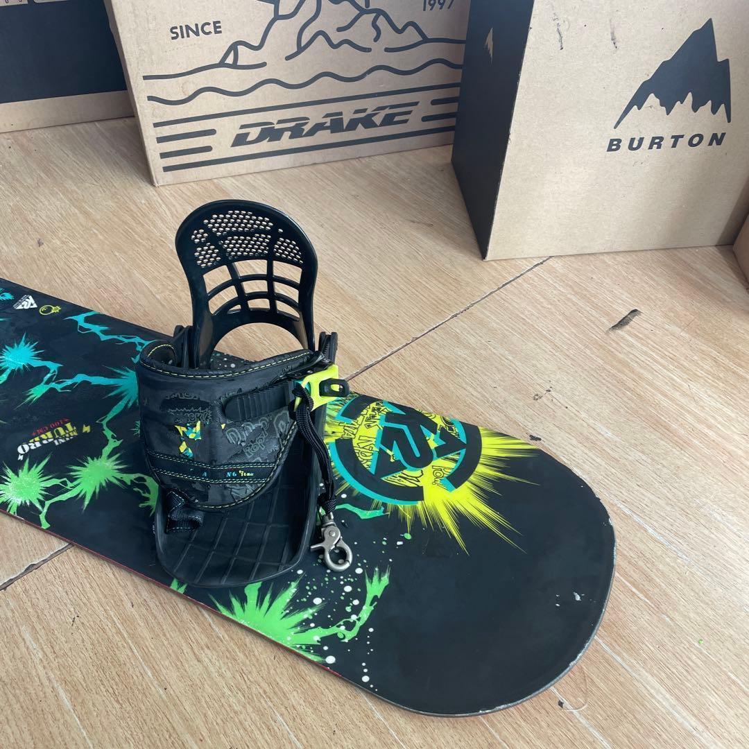 K2　キッズスノーボードセット　MINITURBO100cm　バイン付3点セット