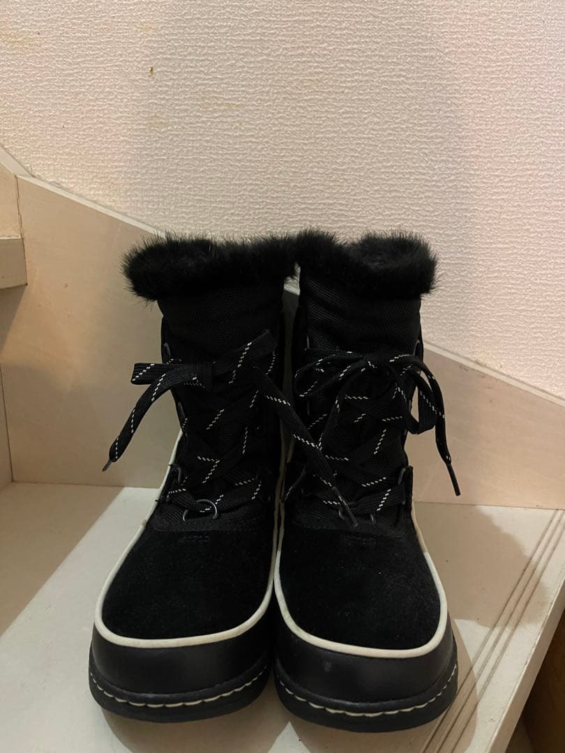 SOREL ブラック スノーブーツ