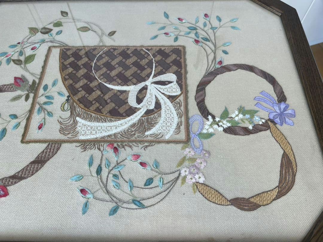 【戸塚刺繍】折り畳みサイドテーブル