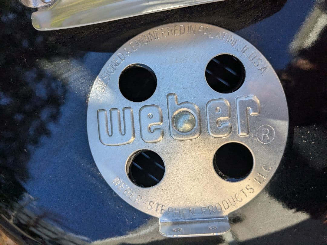 weber(ウェーバー)　グリル　直径47cm　ブラック　収納カバー付き