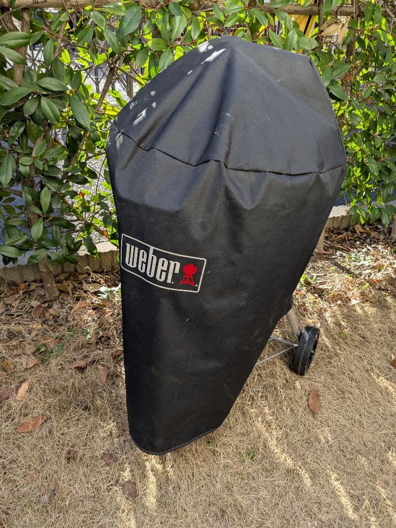 weber(ウェーバー)　グリル　直径47cm　ブラック　収納カバー付き