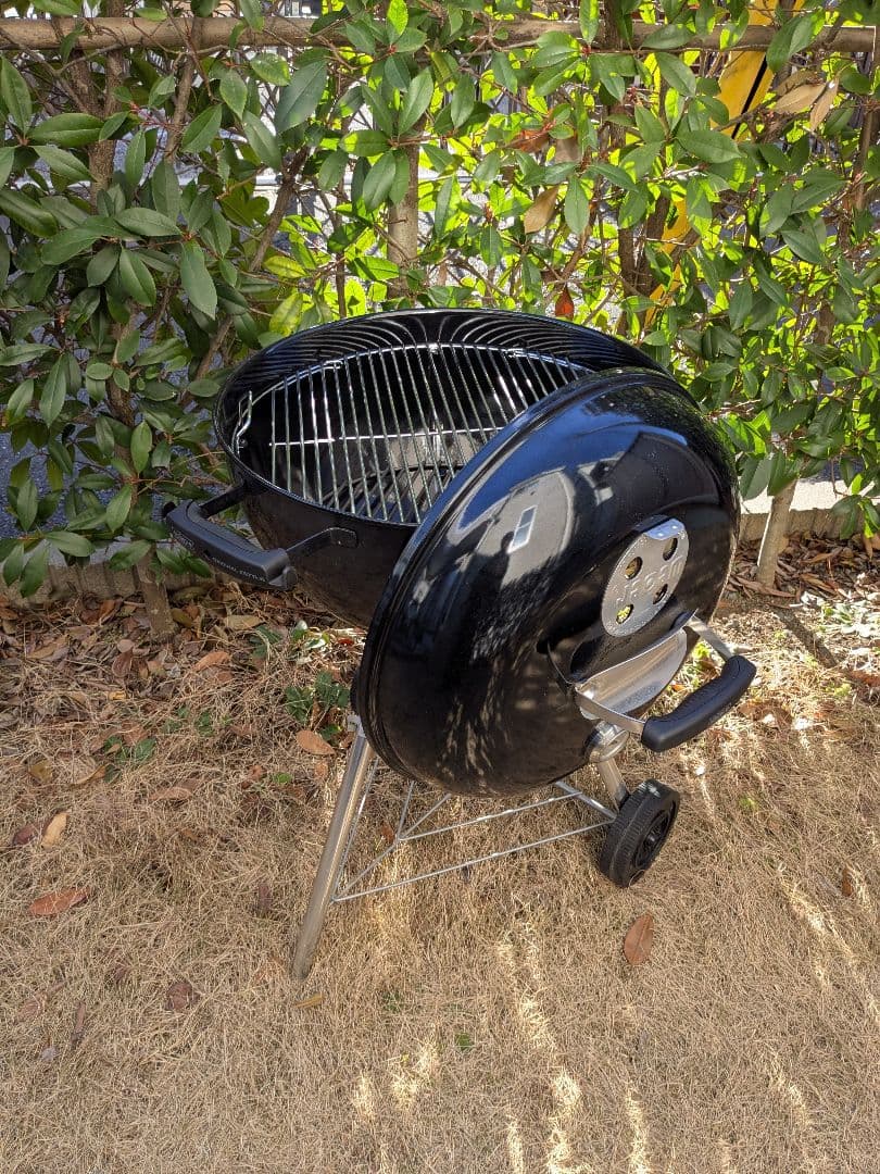 weber(ウェーバー)　グリル　直径47cm　ブラック　収納カバー付き