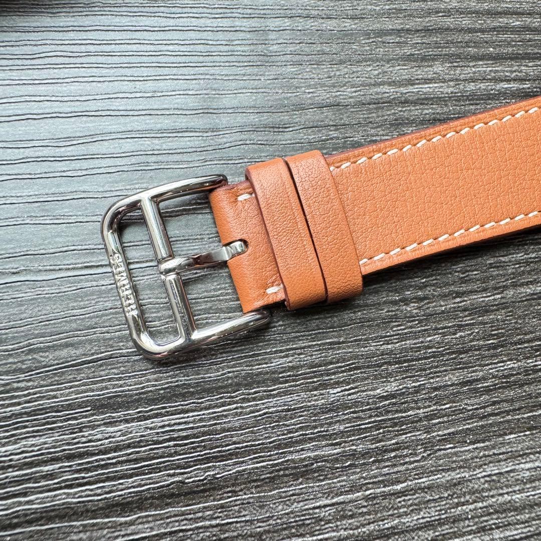 2560 ほぼ未使用　Apple Watch エルメス　ゴールド　レザーバンド