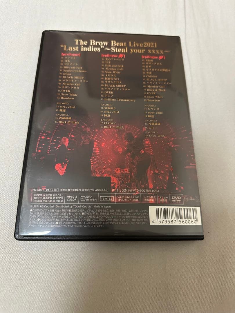 ミュージック The Brow Beat Live 2021 Last indies DVD
