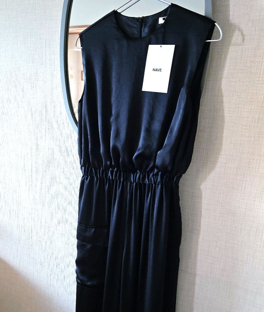 新品⭐NAVEネイブ⭐ヴィンテージサテン オールインワン ブラック サイズ2
