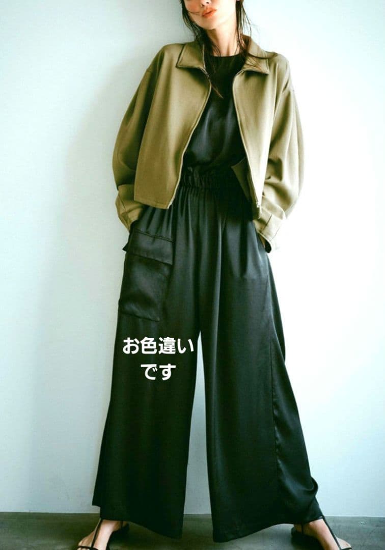 新品⭐NAVEネイブ⭐ヴィンテージサテン オールインワン ブラック サイズ2