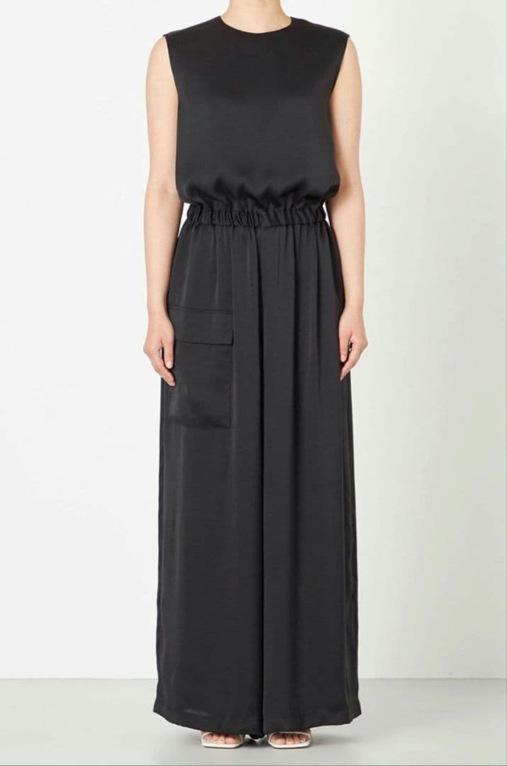 新品⭐NAVEネイブ⭐ヴィンテージサテン オールインワン ブラック サイズ2