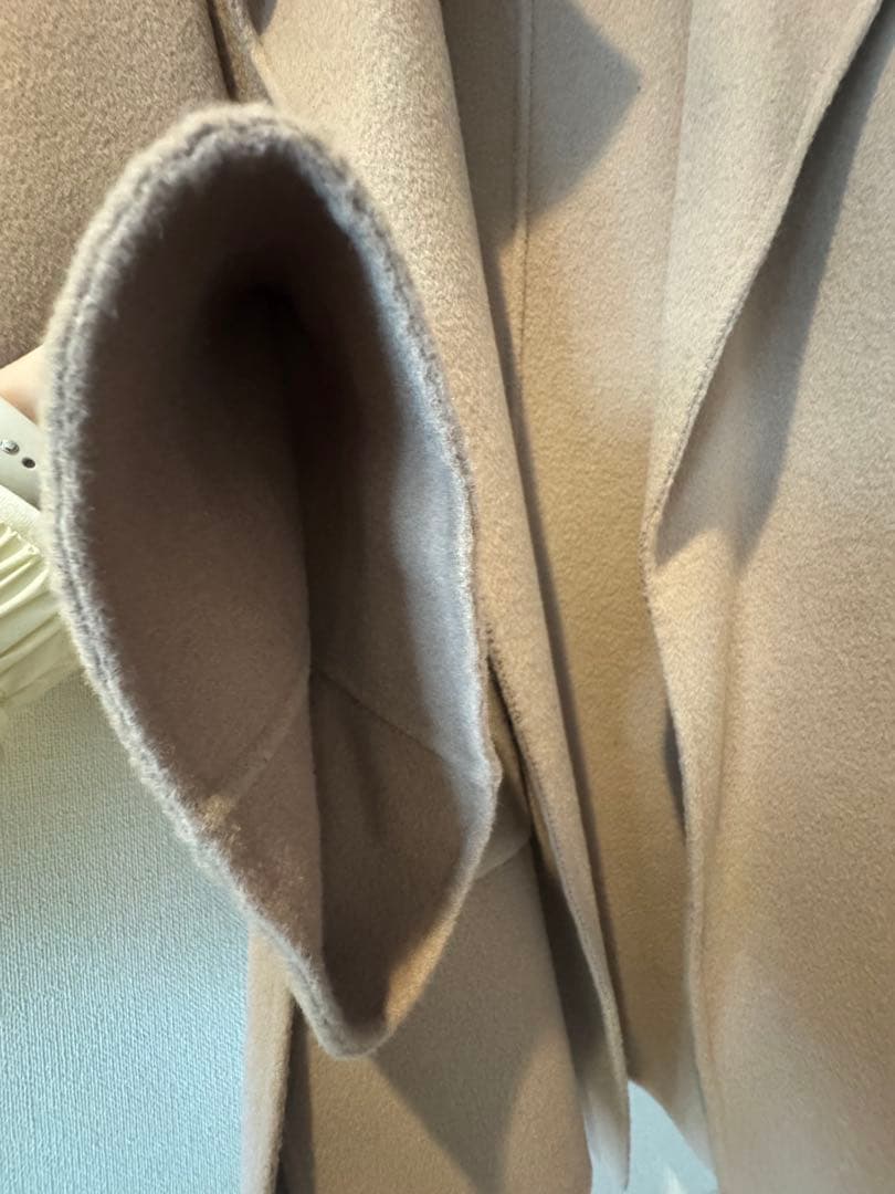 【an】【Spick & Span 】ベージュ ノーカラーコート