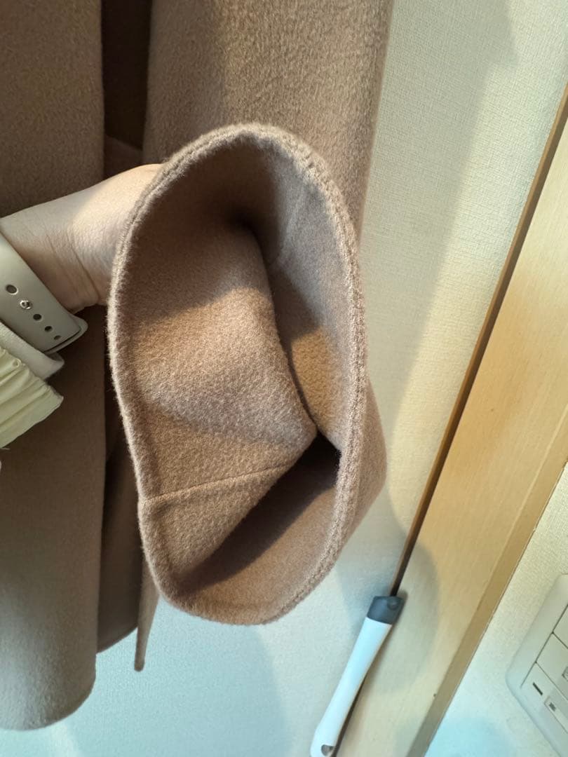 【an】【Spick & Span 】ベージュ ノーカラーコート