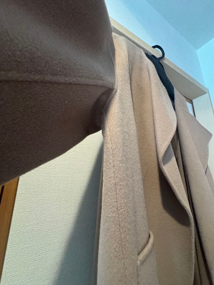 【an】【Spick & Span 】ベージュ ノーカラーコート