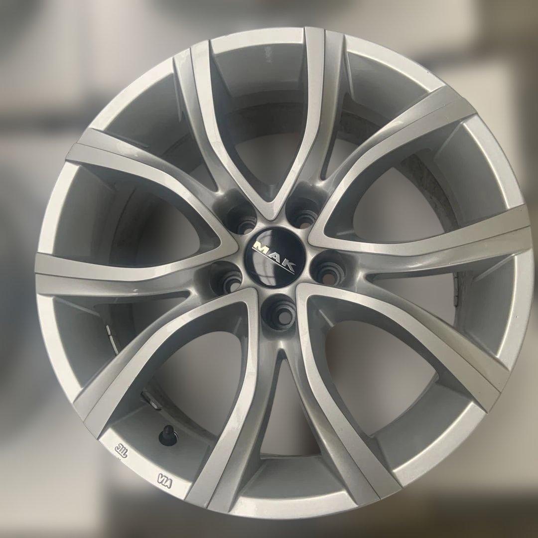 MAK 17インチ シルバー ホイール 5スポーク