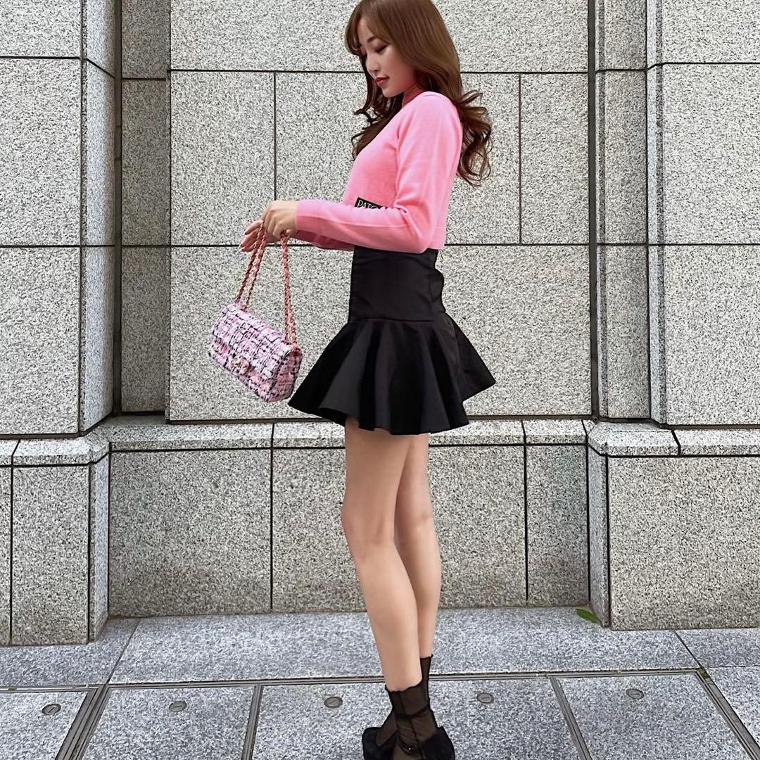 【sheller】シェリエ ナイロンZIPミニスカート