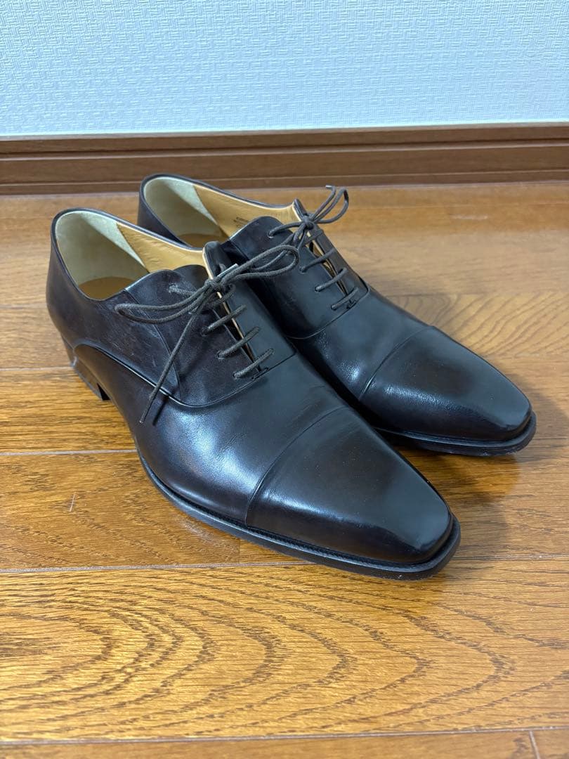 フランチェスコべニーニョ　ストレートチップ　ダークブラウン