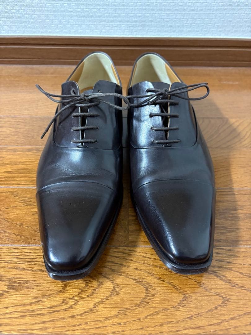 フランチェスコべニーニョ　ストレートチップ　ダークブラウン