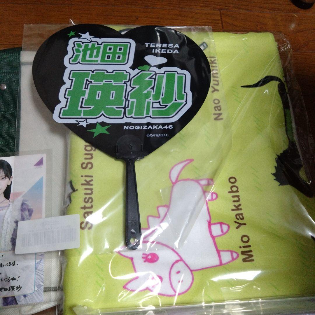 乃木坂46　池田瑛紗　福袋B　グッズのみ　クッション　うちわ　バッグ