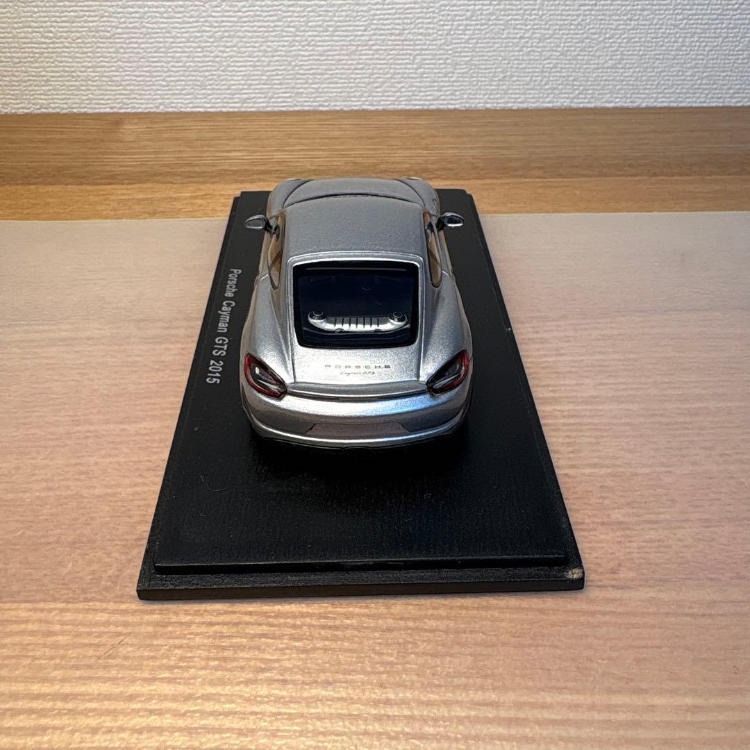 spark ポルシェ　ケイマン GTS 1/43 ミニカー シルバー