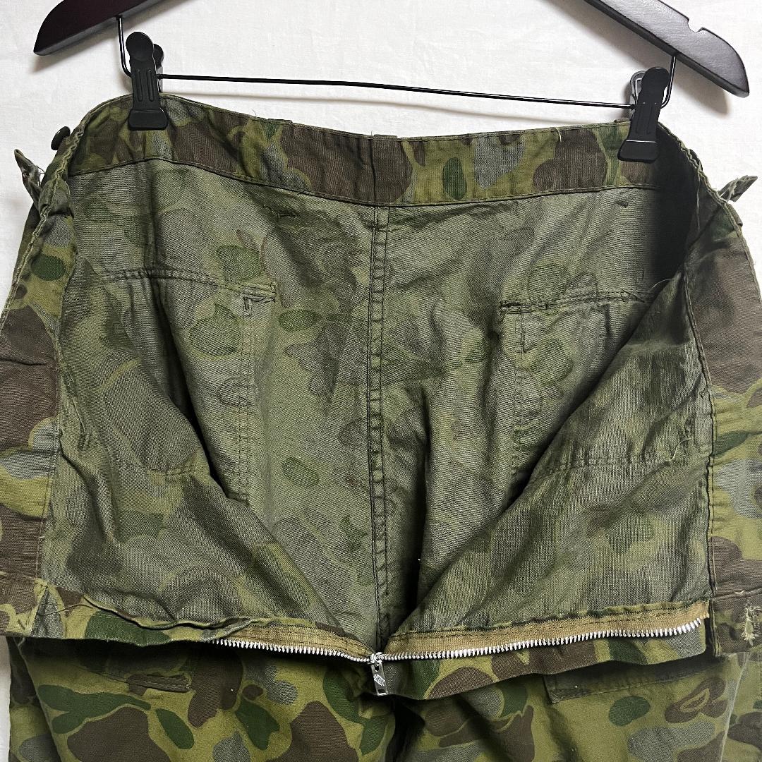 60-70’s ベトナム戦争期 ベオガム迷彩 ベイカーパンツ ダックハンターカモ
