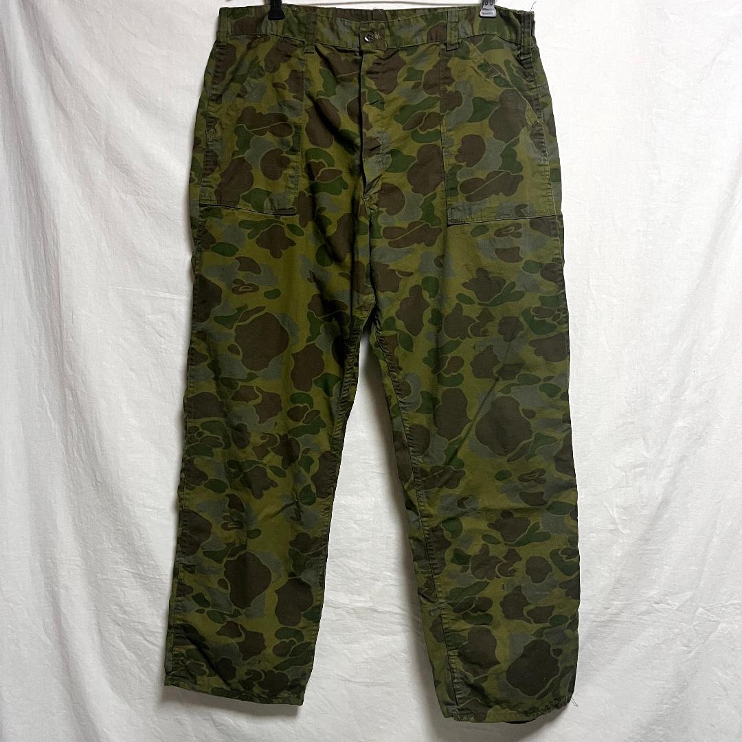 60-70’s ベトナム戦争期 ベオガム迷彩 ベイカーパンツ ダックハンターカモ