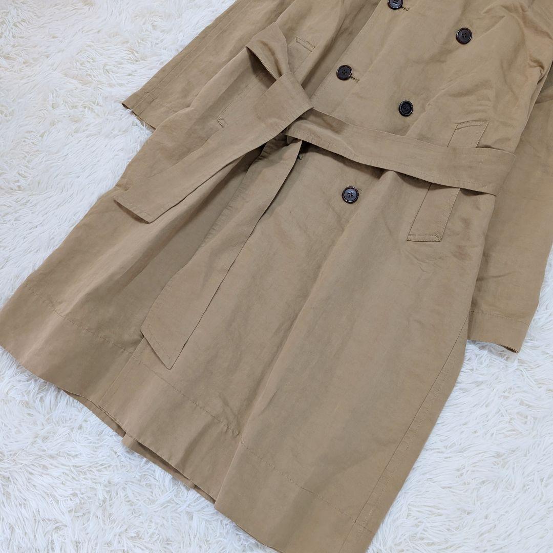 ビアズリー　ユルトレンチコート　キャメル　フリーサイズ