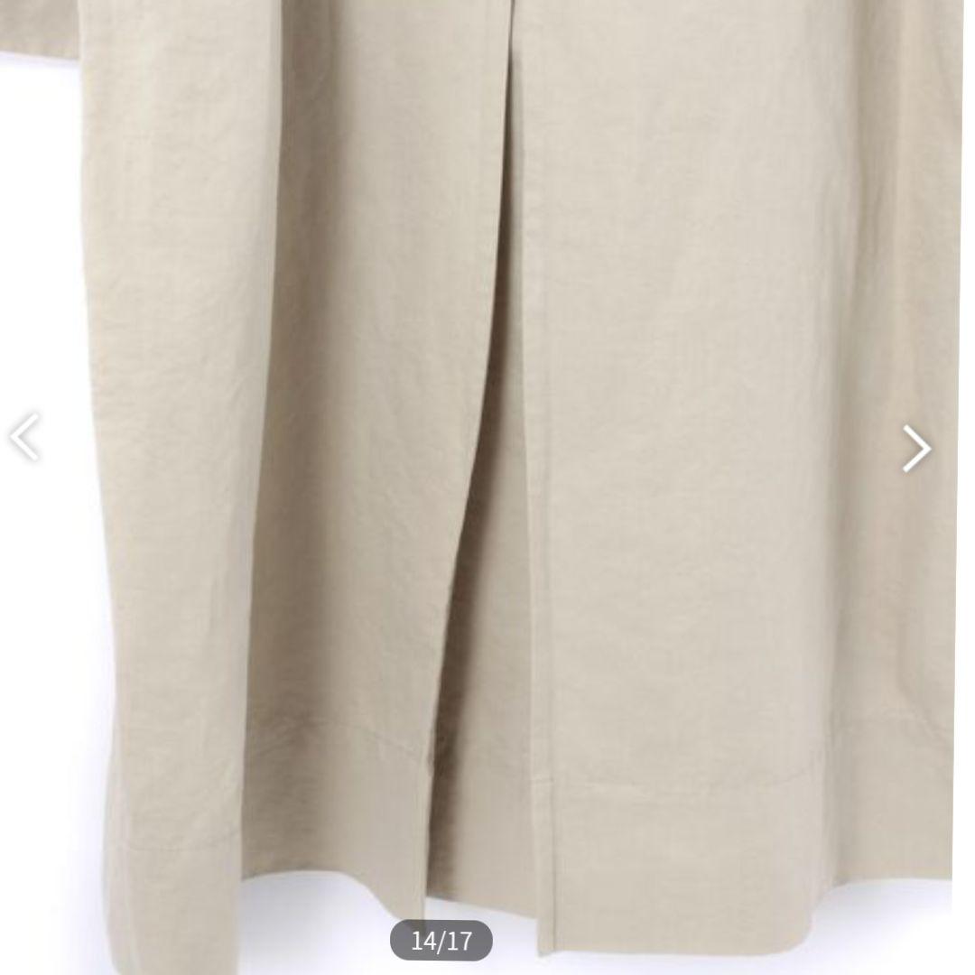 ビアズリー　ユルトレンチコート　キャメル　フリーサイズ