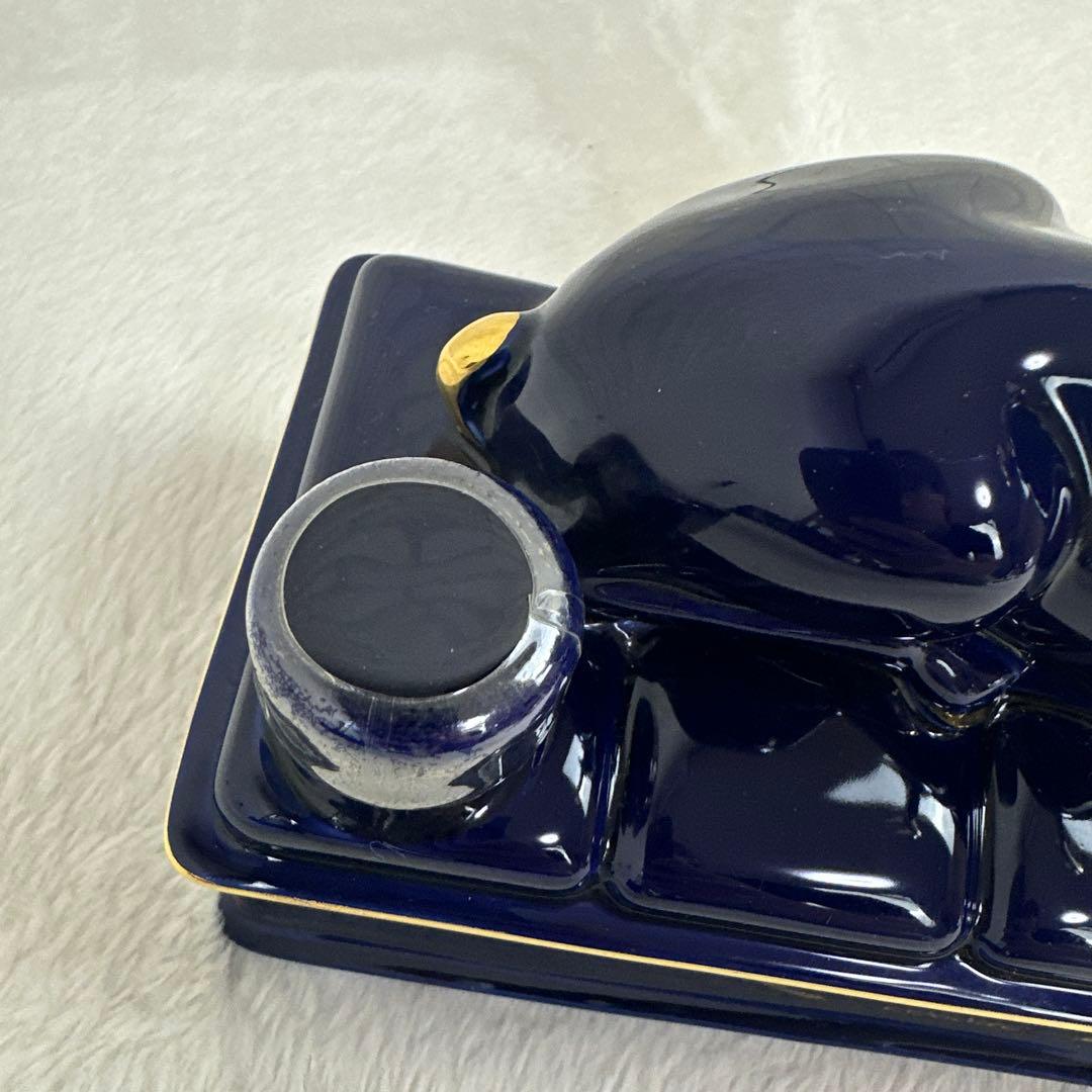 HINE X.O. COGNAC ハインコニャック 青鹿陶器リモージュ